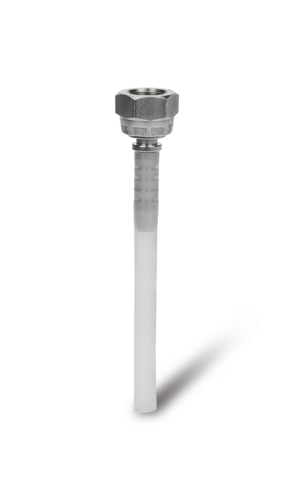Tuyau de reflux DN6-G 1/4“-100 mm-PE Tuyau de reflux DN6-G 1/4“-100 mm-PE