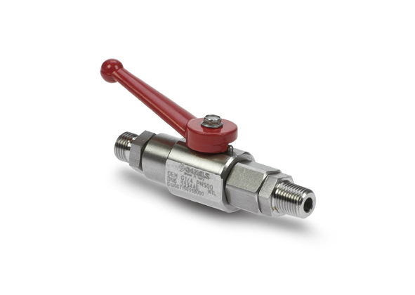 Robinet à tournant sphérique R 1/4“; G 1/4“; PN 350-SSt
