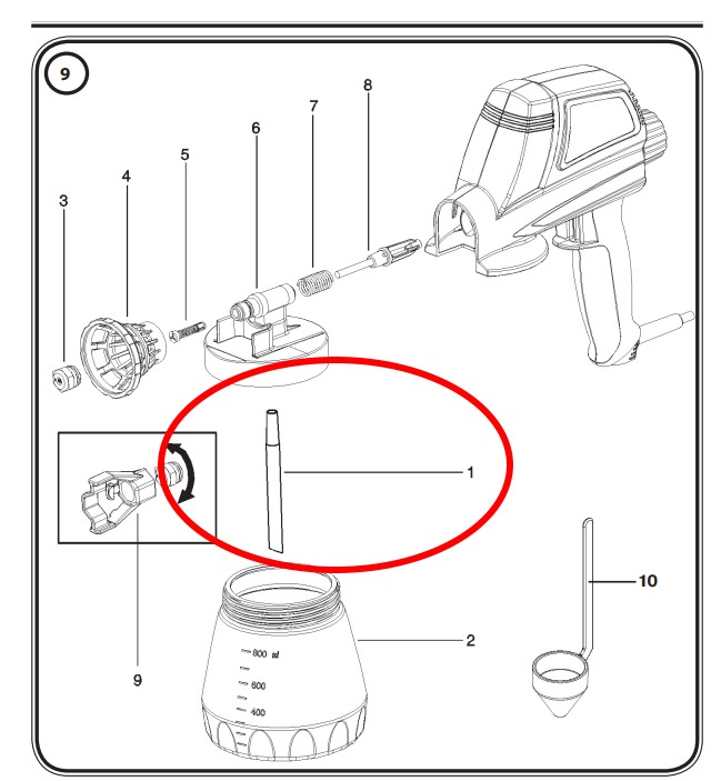 Aanzuigstuk Flexio W 180 P Aanzuigstuk Flexio W 180 P