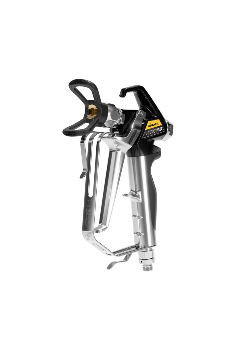 Pistolet Airless Vector Grip ; 1/4“ ; support de buse TradeTip 3 incl.; avec gâchette 2 doigts et gâchette 4 doigts