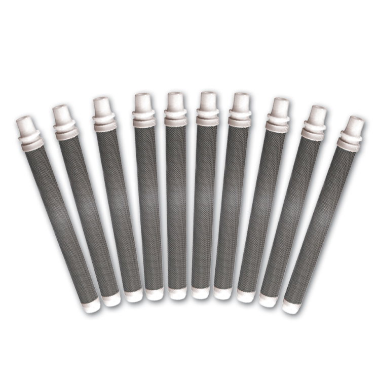 Tamis de crosse blanc, jeu de 10 pièces, 50 mailles/0,31 mm MW, moyen