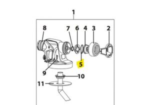 Rode schuifclip voor spuitstraalbreedte t.b.v. Flexio W450