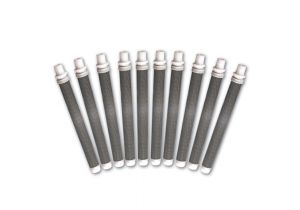 Tamis de crosse blanc, jeu de 10 pièces, 50 mailles/0,31 mm MW, moyen