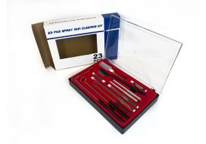 Kit de nettoyage 23 pièces pour pistolets airless et aircoat