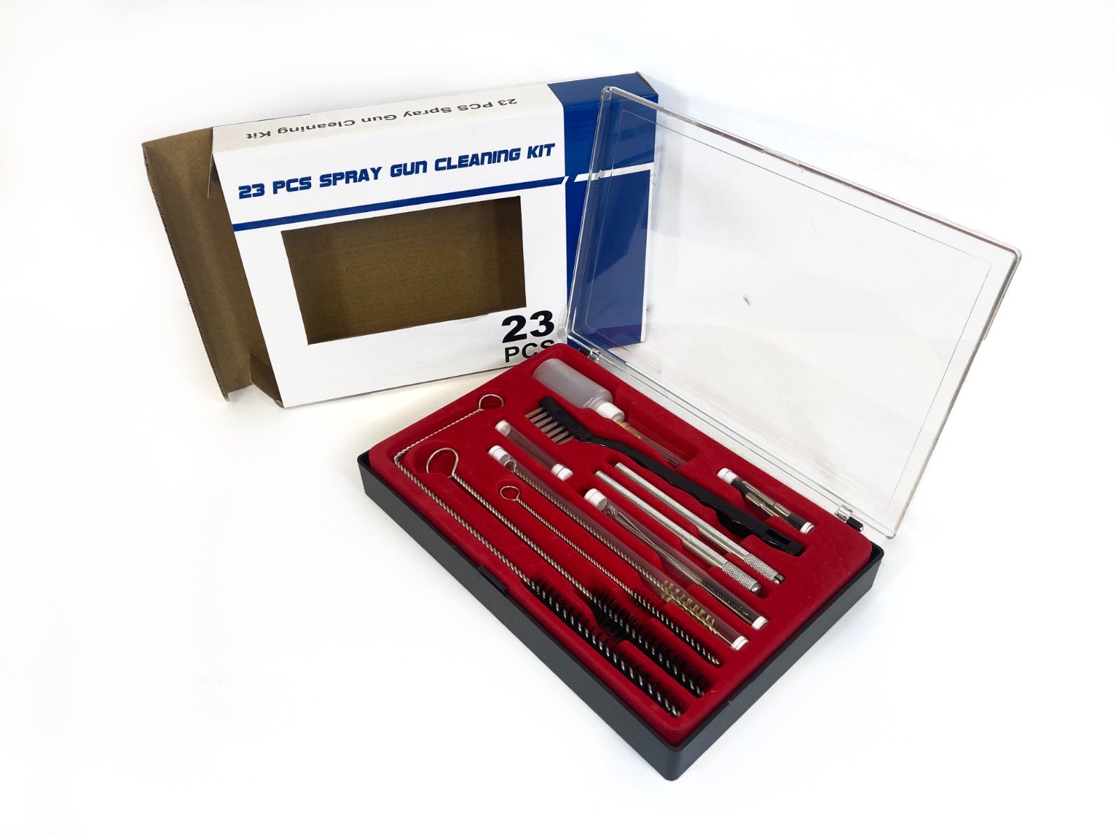 Kit de nettoyage 23 pièces pour pistolets airless et aircoat